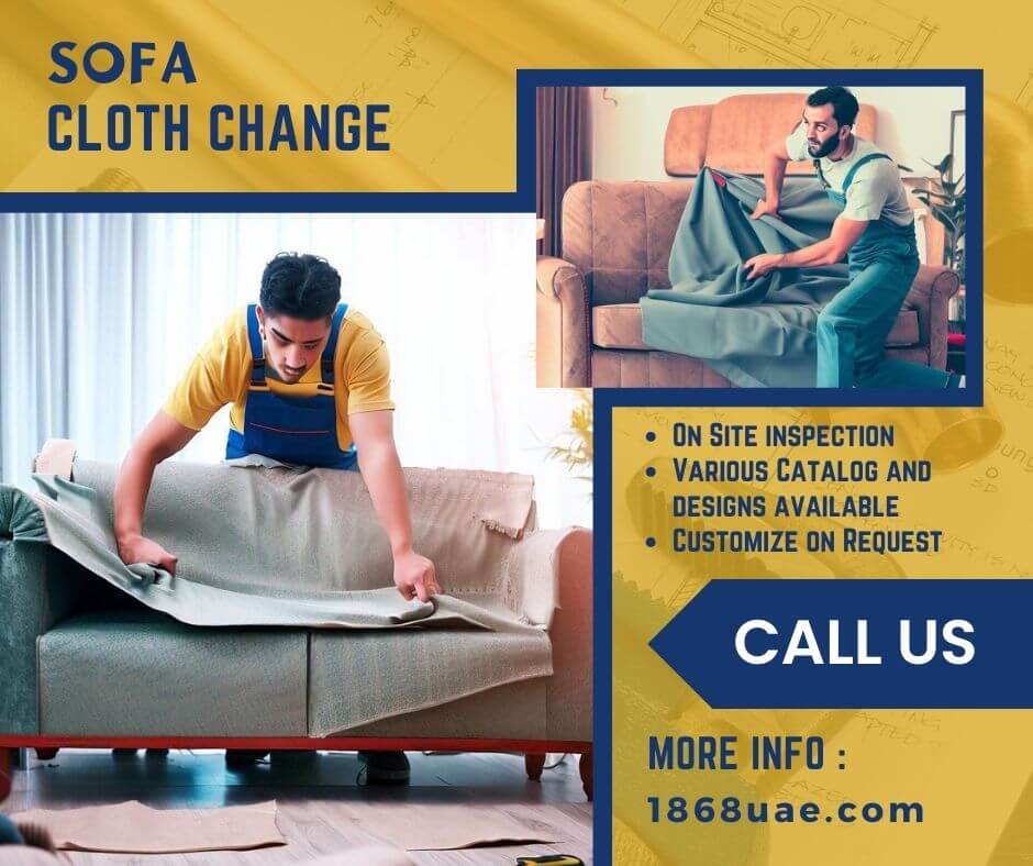 sofa cloth change Dubai